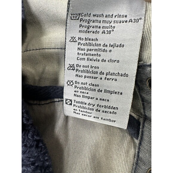 TIMBERLAND - Men's Gray Canvas Coat Field Chore Lined Jacket Size 14/Small - Picture 12 of 13